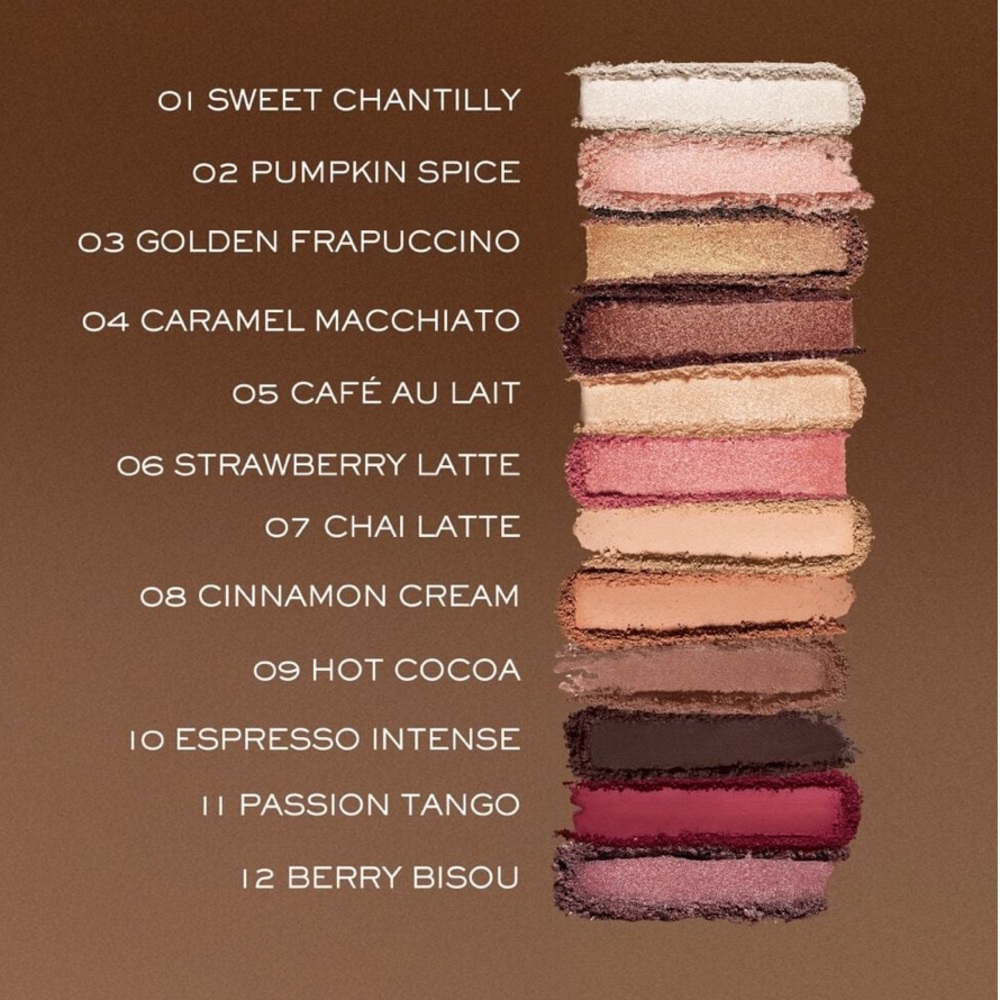 NIB Lancôme Indole Cafe Crush Eyeshadow Palette Sheika Daley 12 Shades Neutrals - Picture 13 of 14